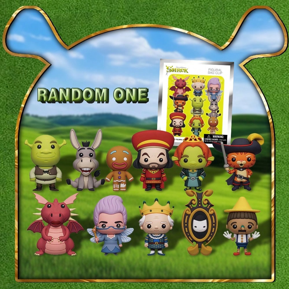 Mystery Box Blind Bag - 1 adet evrensel resmi lisanslı Shrek