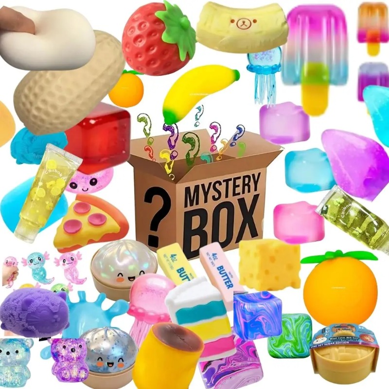 Mystery Box Blind Bag - 100+ Adet Sürpriz Kutusu, Çeşitli Yenilikçi