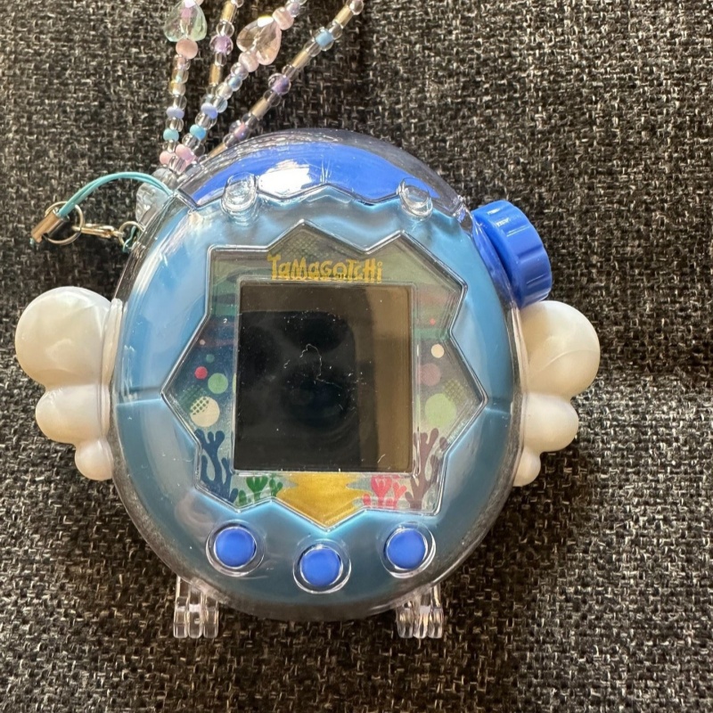 Bandai Model Tamagotchi - Yeni Stokta Tamagotchi Koruyucu Kabuk Simli
