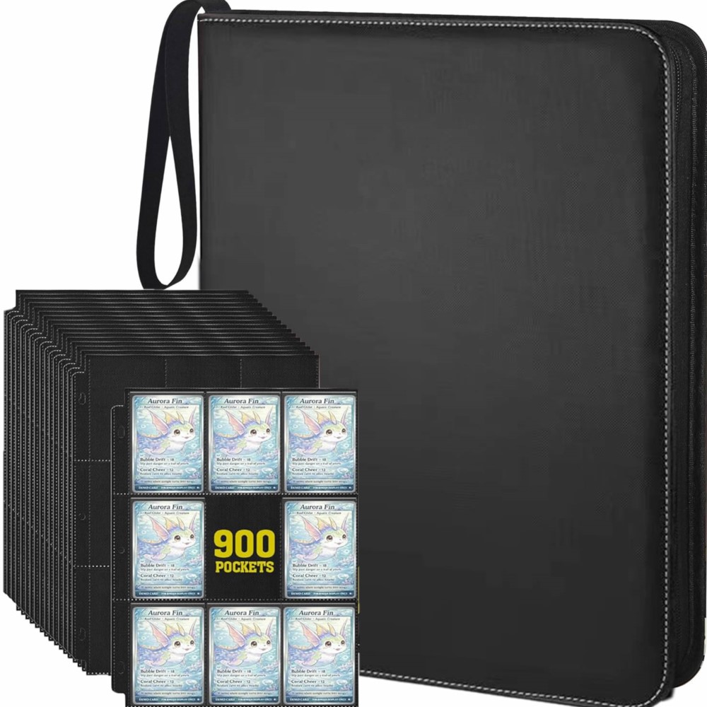 Pokemon Binder Card - 900 Cepli Kart Albümü, 50 Sayfalık