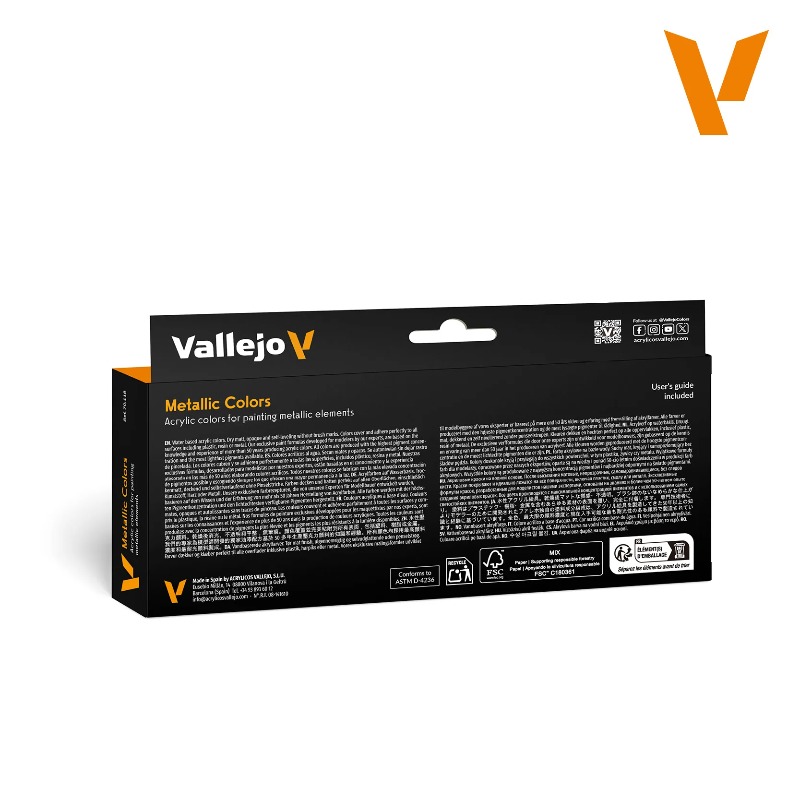Vallejo 70118 Metalik Renk Çev - Tamiya Model Paint Set incelemesi ve fiyatı